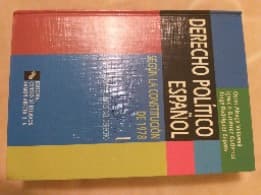 DERECHO POLITICO ESPAÑOL TOMO I