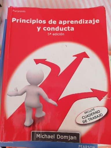 Principios de aprendizaje y conducta