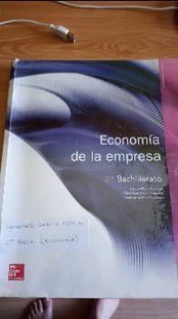 economía de la empresa 2bach