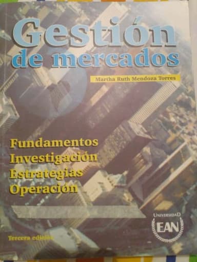 Gestión de Mercados