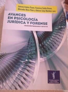 Avances en psicología jurídica y forense