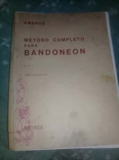 método completo para bandoneon