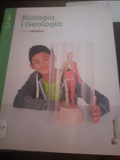 Biologia i geologia, 3 ESO