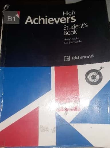 HIGH ACHIEVERS B1 STUDENTS BOOK AND WORKBOOK.