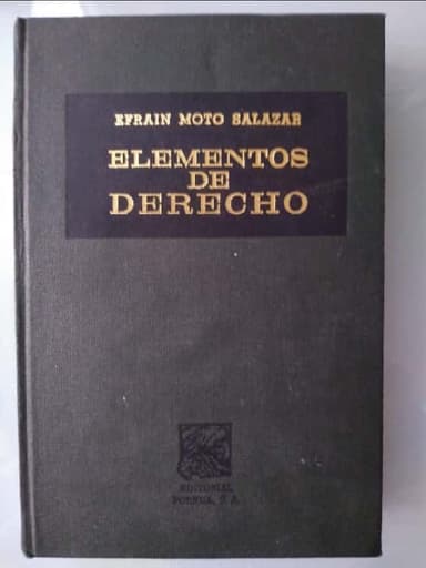ELEMENTOS DE DERECHO