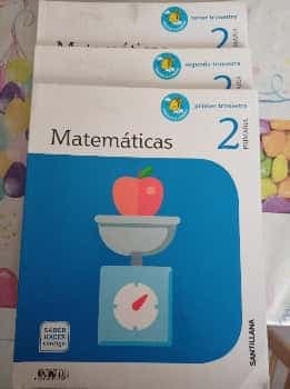Matemáticas. 3 libros.
