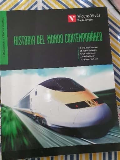 Historia del mundo contemporáneo 