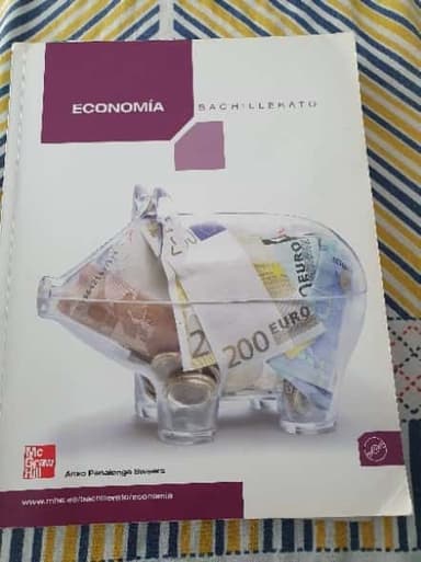 Economía. 1°. Bachillerato. Proyecto SEDNA