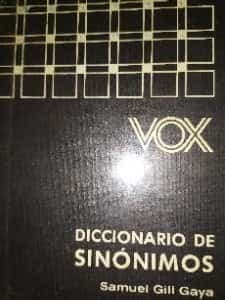 DICCIONARIO MANUAL DE SINÓNIMOS Y ANTÓNIMOS. BIBLOGRAF, S. A., 7ª EDICIÓN AGOSTO 1985