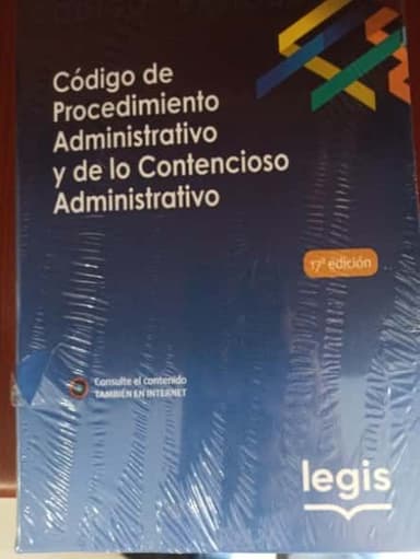 Código de de procedimiento administrativo Y de lo contencioso administrativo