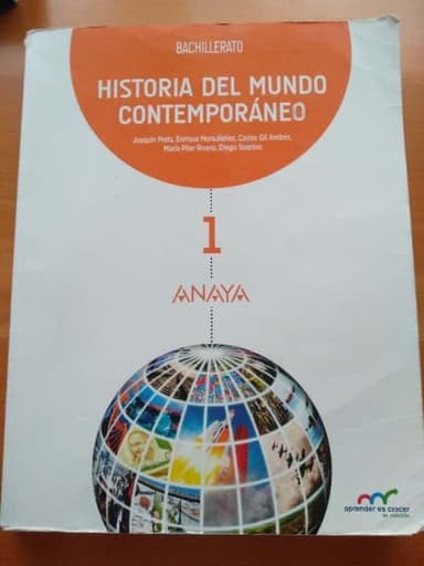 HISTORIA DEL MUNDO CONTEMPORÁNEO 