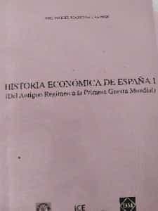 historia de la economía de España o no