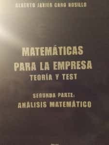 matemáticas para la empresa teoría y test segunda parte