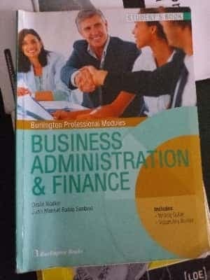 BUSINESS ADMINISTRATION FINANCE SB GS Burlington Books