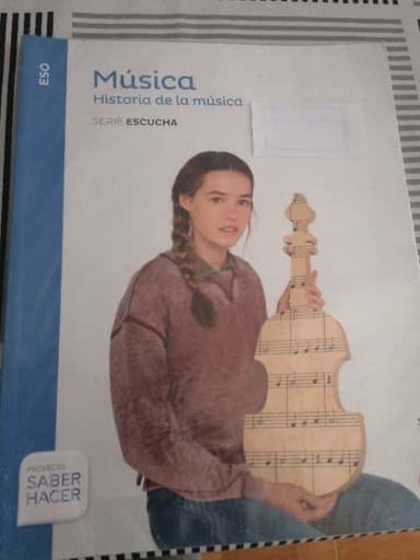 SE VENDE LIBRO DE MÚSICA 3 ESO 