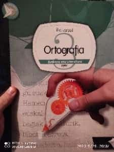 Euskera eta Literatura ortografía