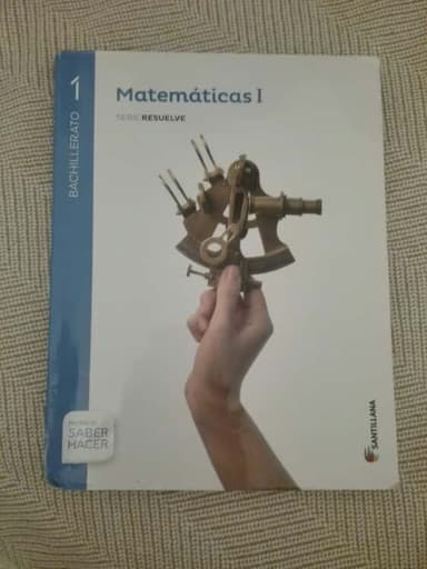 Matemáticas I 1 bachillerato