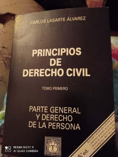 Principios de derecho civil