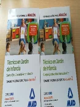 Temario específico (1 y 2)oposiciones Técnico Jardín de Infancia Aragón 2020 