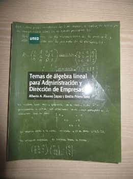 Temas de álgebra lineal para Administración y Dirección de Empresas