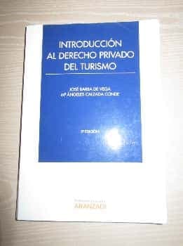 Introducción al derecho privado del turismo
