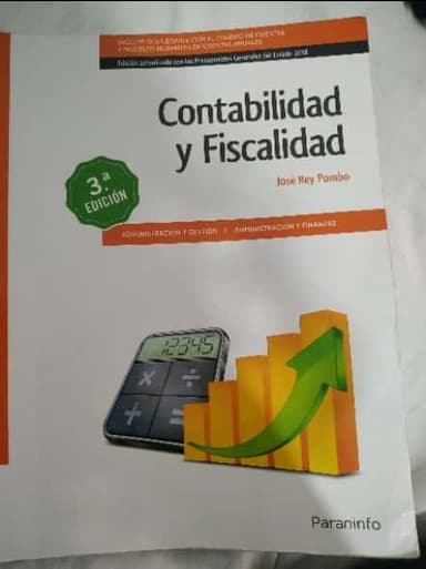 Contabilidad y Fiscalidad 3.ª edición 2018