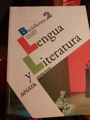 lengua y literatura Bachillerato 2 