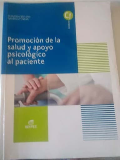 Promoción de la Salud y apoyo psicológico al paciente