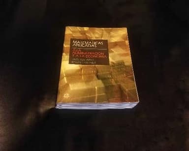 Matematicas Aplicadas Admon