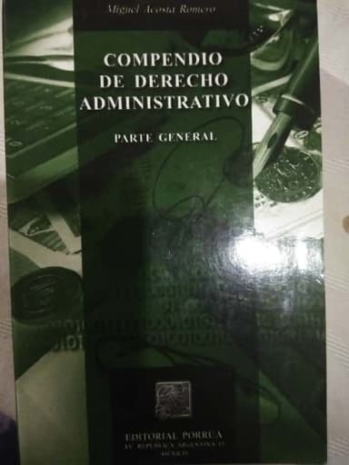Compendio de Derecho Administrativo