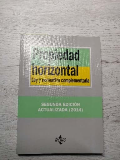 Propiedad horizontal : ley y normativa complementaria