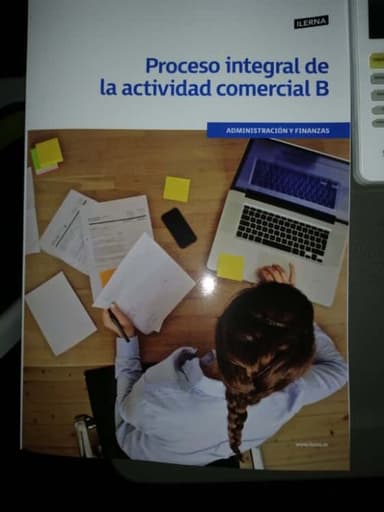 Proceso integral de actividad comercial B