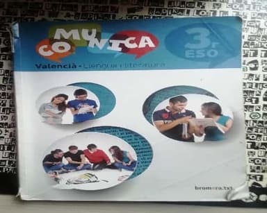 Libro valenciano Comunica 3r ESO