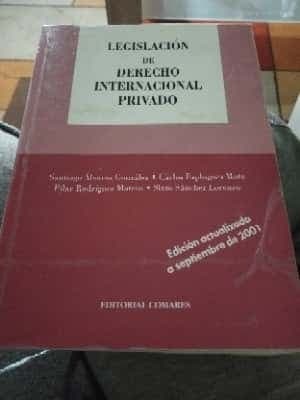 Legislación derecho internacional privado