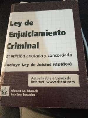 Ley de enjuiciamiento criminal