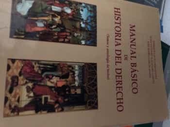 Manual básico de historia del derecho