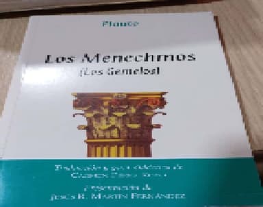los menechmos(los gemelos)
