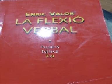 La flexió verbal