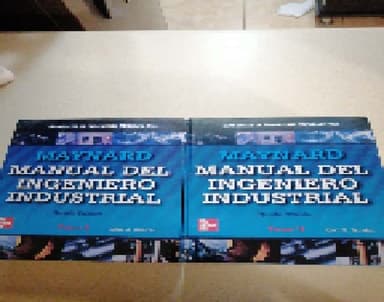 Maynard Manual del ingeniero industrial Tomo I y II