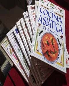 Varios libros de cocina