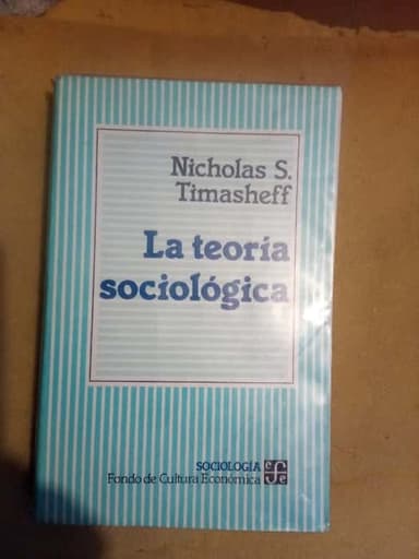 la teoría sociologica