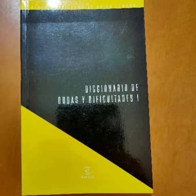 Diccionario de dudas y dificultades