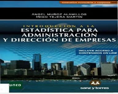 Introducción a la estadística para administración y dirección de empresas