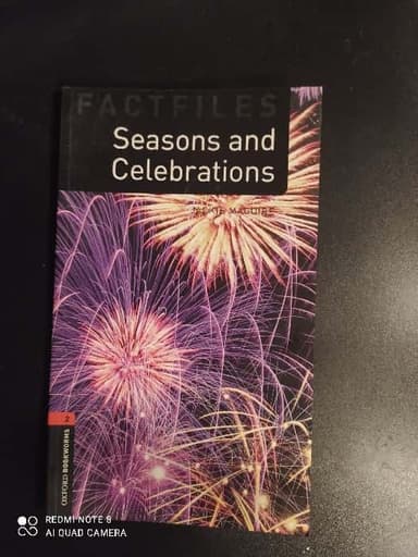 Seasons and celebrations