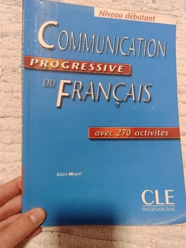 Communication Progressive Du Francais