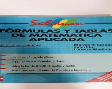 Formulas y Tablas de Matematica Aplicada - Schaum