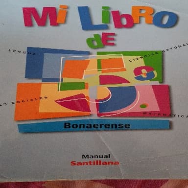 Mi libro de 5to