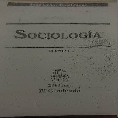 sociología tomo I