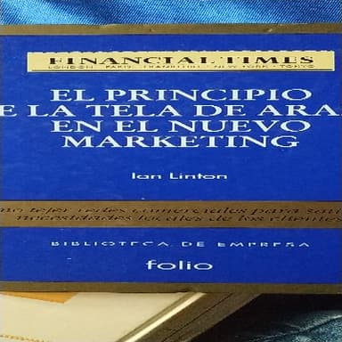 El principio de la tela de araña en el nuevo marketing