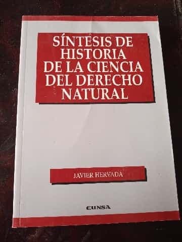 Síntesis de historia de la ciencia del derecho natural